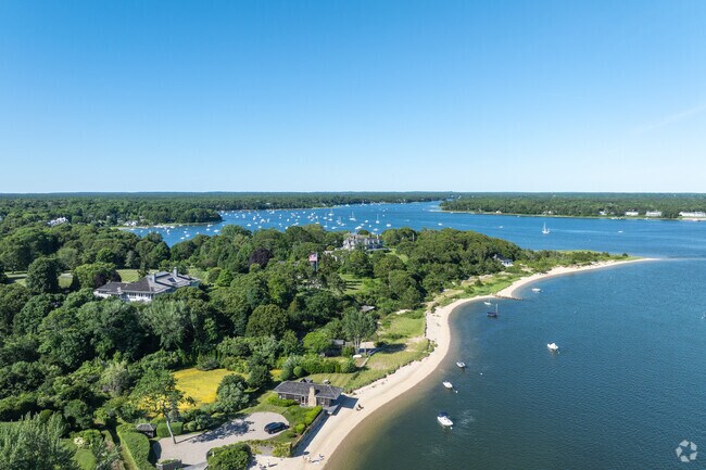 Sandy shores line the coast of Cotuit.