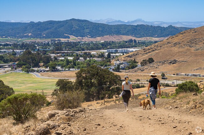 Foothill residents enjoy the well-established trail that wraps around Cerro San Luis Mountain.