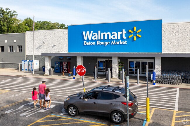 Central has many box and grocery stores like a Walmart Market and Walmart Superstore.