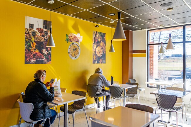 Hummus Mediterranean Grill is well known for their gyros according to Wolfsville locals.