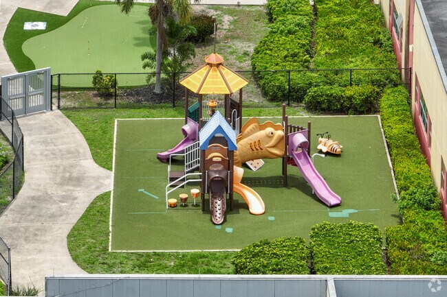 Playground for the students in Allamanda Elementary School