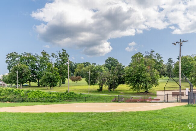 The baseball field at Keffer Park in Northwest Reading is a great place to practice your swing.