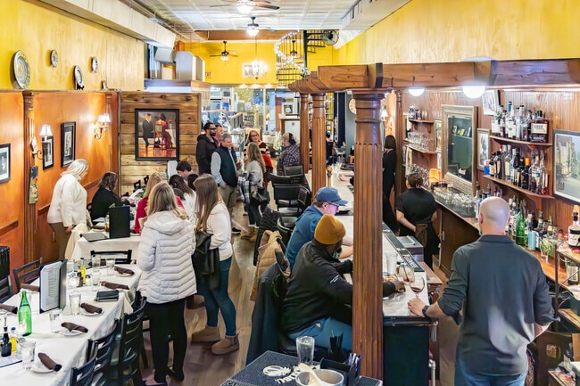 Ristorante Ottaviani fills with guest each night for dinner in Cumberland.