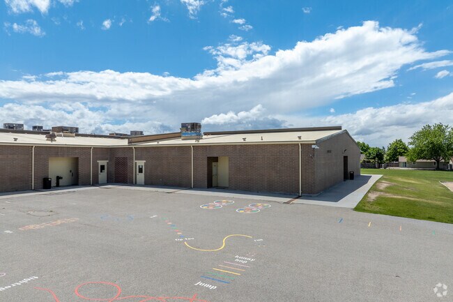 North courtyard at Silver Sage Elementary in South Boise.