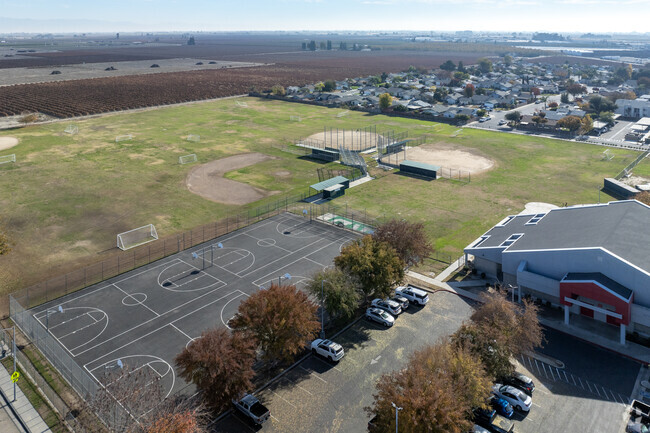 The playground of John Sutter Middle School in Fowler.