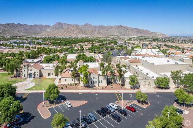 Another stunning aerial view of Verrado Middle School in Buckeye.