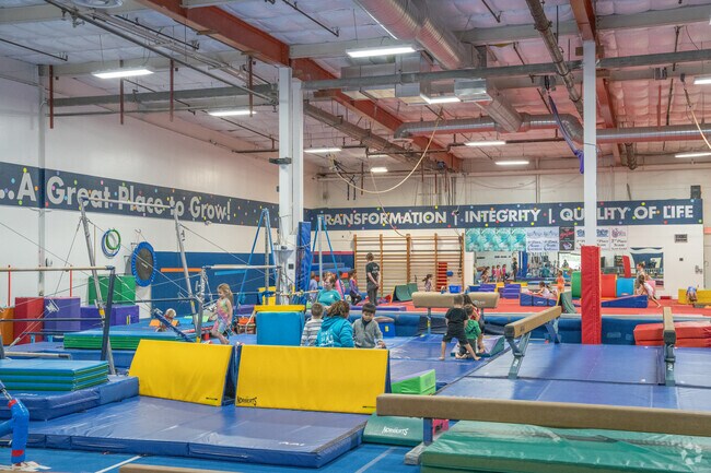 Diablo Gymnastics is always packed with aspiring olympic hopefuls.