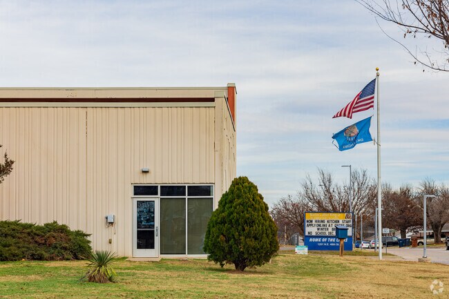 Here is the side of the M.L. King Jr. Elementary School.