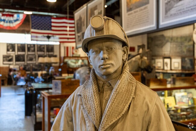 Lansford's No. 9 Coal Mine and Museum is about a mile from most places in Coaldale.