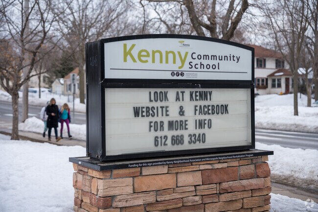 Kenny Community School is a walk away for many residents in the neighborhood.