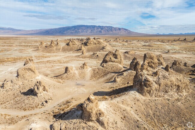 The Trona Pinnacles in Ridgecrest is a collection of more than 500 tufa spires.