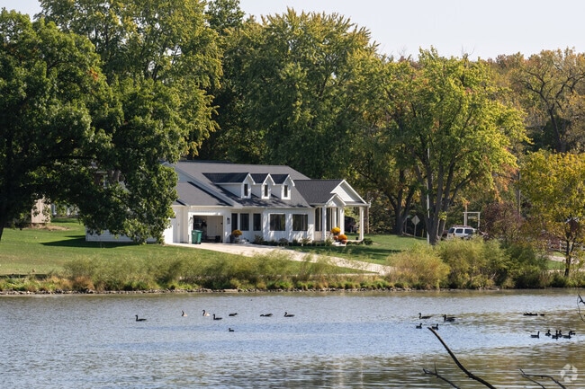 Lakefront homes are desirable in the Bayview neighborhood along the undulating lake coast.