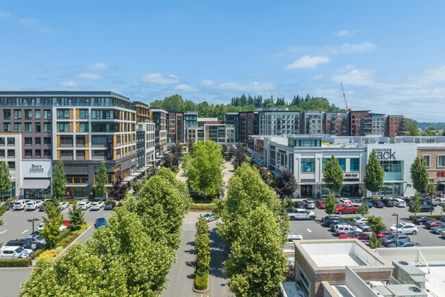 The Village in Totem Lake, features a shopping mall, movie theater and many dining options.