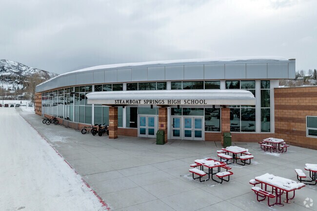 Steamboat Springs has highly rated public schools.