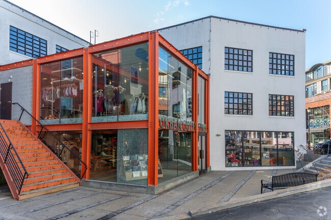 Urban Outfitters sells clothing and accessories in a stylish space in Westport Village.