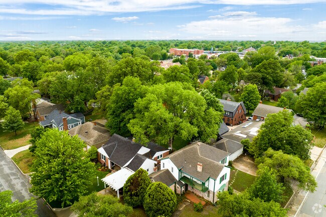 Crown Heights has tree-lined streets throughout the neighborhood.