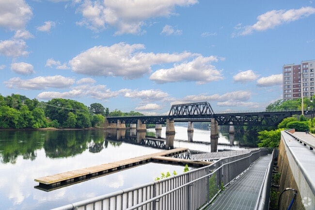 The Merrimack River runs through the north of Central Bradford, giving the community a beautiful waterfront backdrop.
