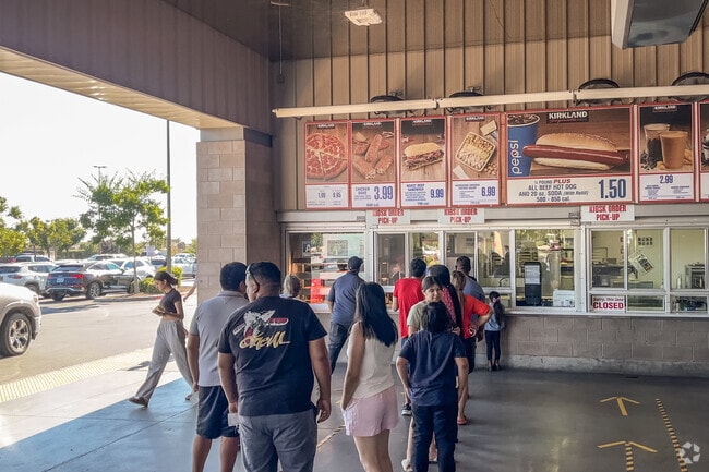 Costco's $1.50 hotdog and drink are minutes away from Stone Creek.