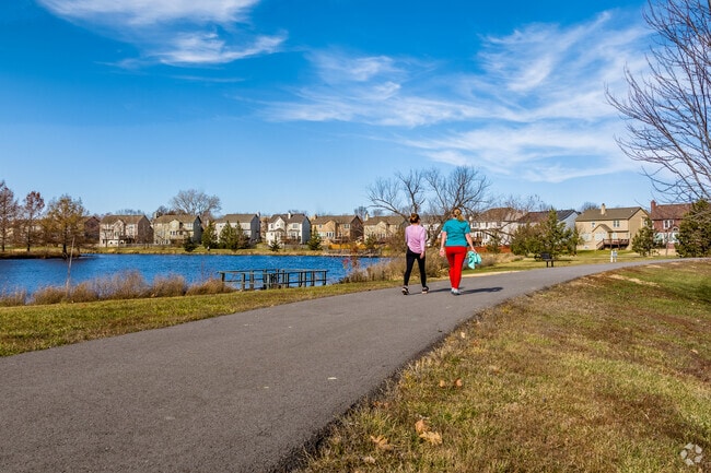 Meet up with friend go a stroll at Regency Lake Park.