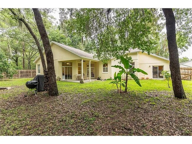 Shared back yard with upgraded fence