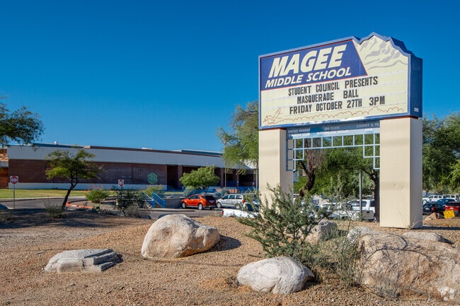 Magee Middle School serves Northeast Tucson and surrounding communities.