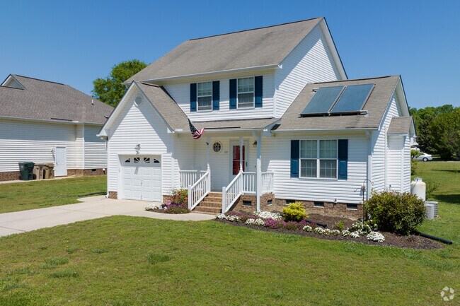 New Traditional homes are common across Garner’s newer subdivisions.