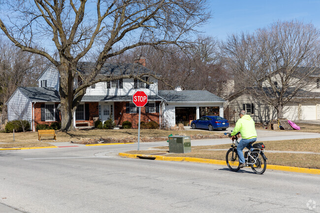Parkview Heights residents enjoy riding their biking along the neighborhoods tree-line streets.
