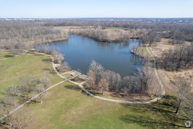 Sharon woods has a 11-acre lake.