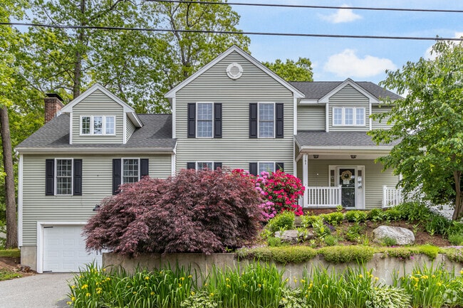 Homes in Lake Boone often have private driveways and attached garages.
