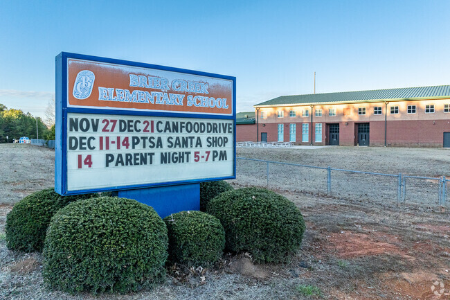 Brier Creek Elementary School achieved a B+ rating on Niche.