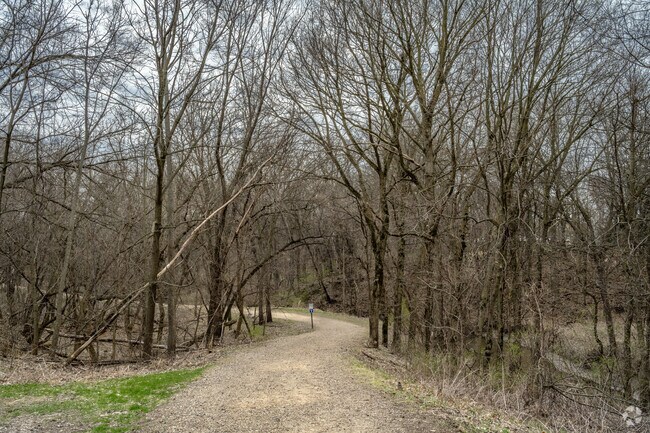 Halfway Creek Park is the start of the Halfway Creek Bike Trail.