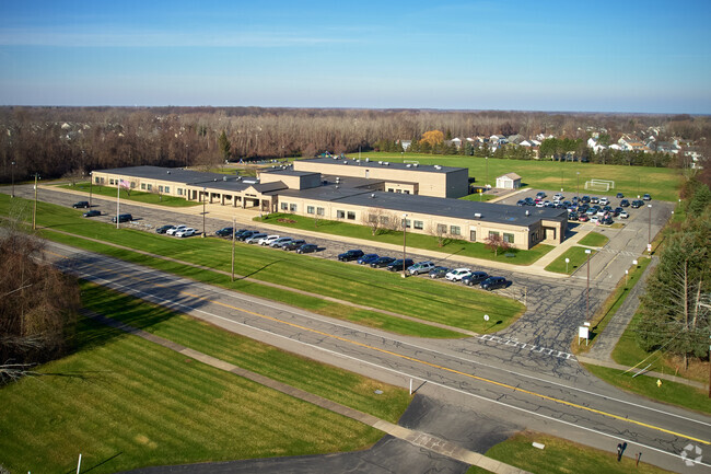Pine Brook Elementary School serves 465 students in grades Kindergarten-5.