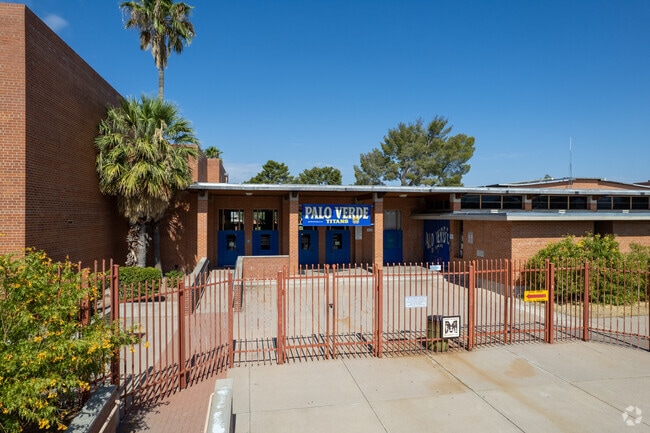Palo Verde Magnet High School serves grades 9-12 in Tucson, Arizona.