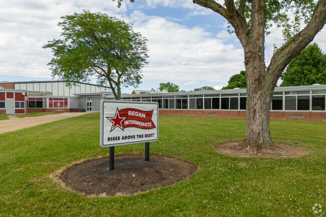 Regan Intermediate School has 679 students.