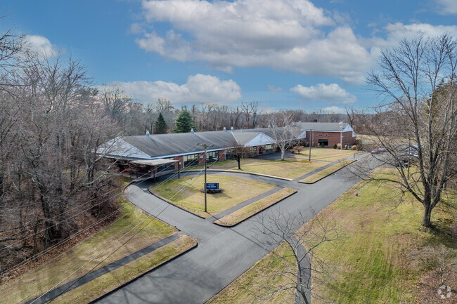 Stevens Alternate High School sits near the road  in Hartford, Connecticut.