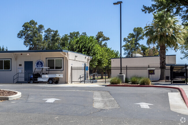 The entry to McSwain Elementary School in McSwain.