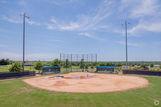 Langston City’s TG Green Park features a popular and well-used softball field.