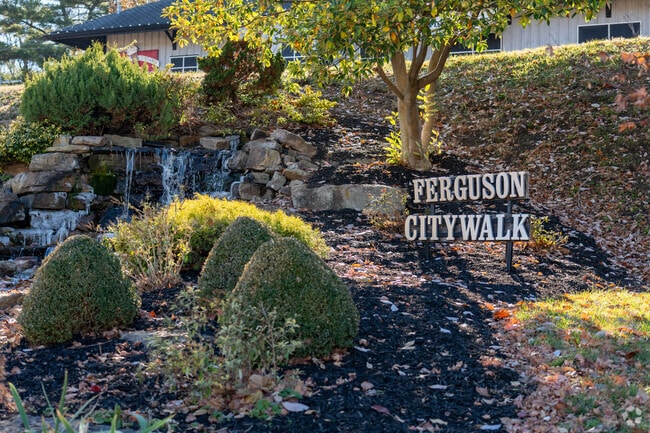 The Ferguson City Walk is a beautiful place to relax in downtown.