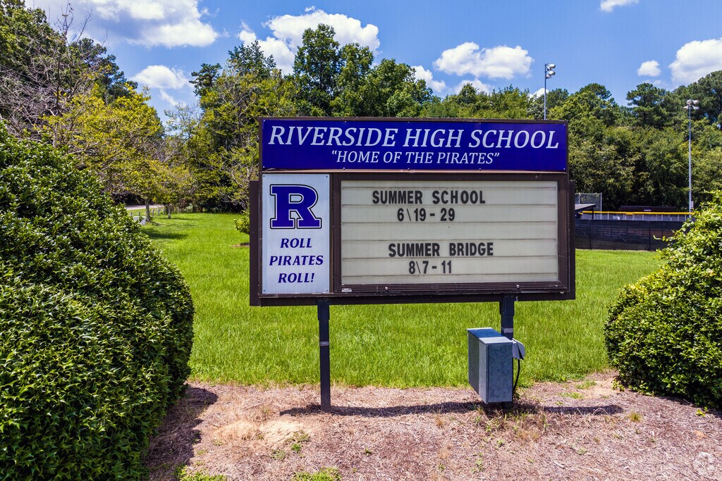 Riverside High School is a public high school located in Durham and serves around 1,700 students
