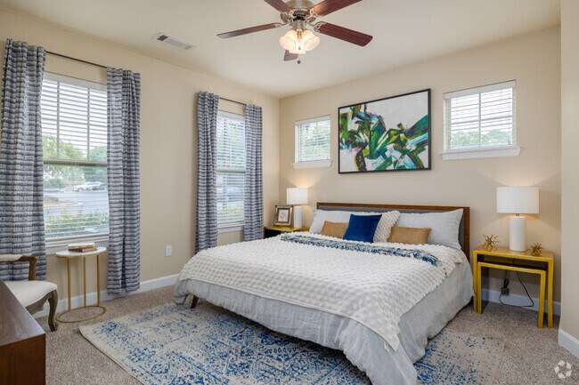 2BR, 2BA - 1,255SF - Primary Bedroom