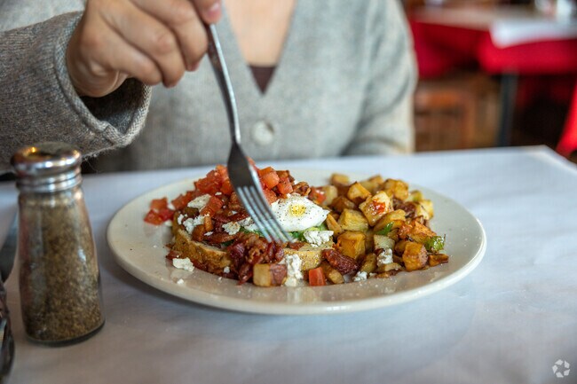 Try the avocado toast at The Breakfast Club of Menifee, near Canyon Cove.