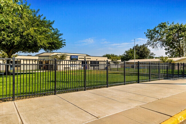 Northmead Elementary school in Patterson, Ca sits in the middle of town.
