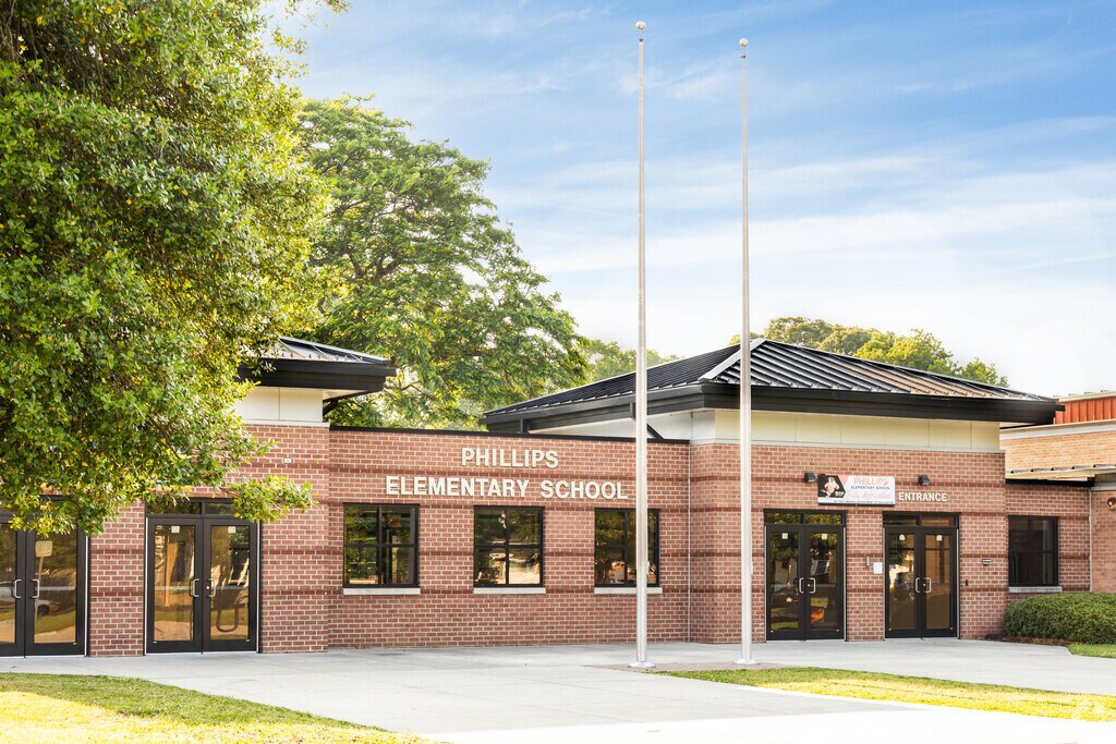 Students at Phillips Elementary School in Newport News enjoy a variety of educational programs.