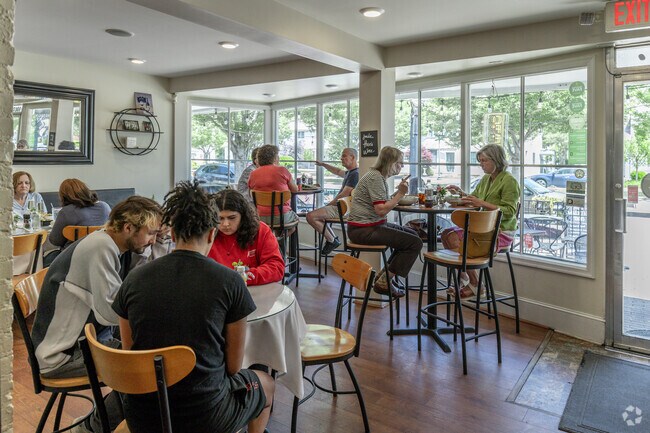 Indulge Bakery and Bistro is a European-style eatery nestled near the heart of Hudson Terrace.