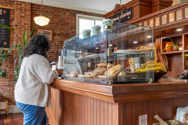 Curran Coffee pairs handcrafted drinks with fresh bagels and pastries daily.