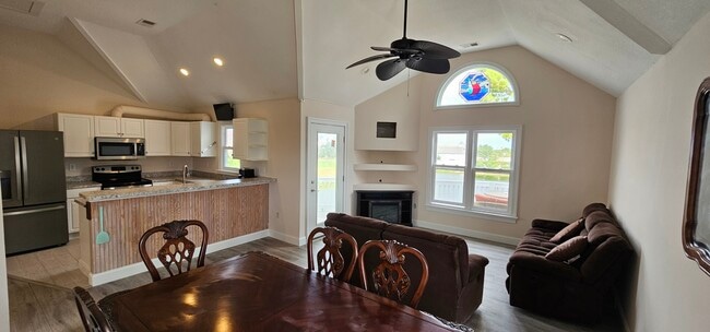 Kitchen Dining and Living Room
