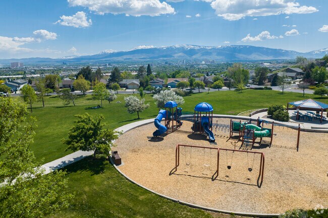 Melody Lane Park in West University offers stunning views of Reno and the mountains.
