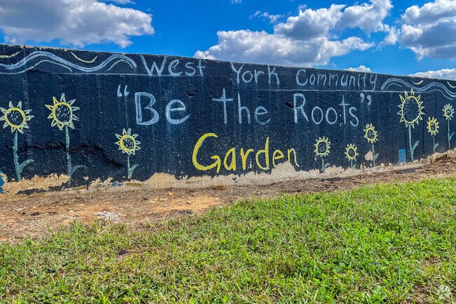 There are a few murals scattered around West York.