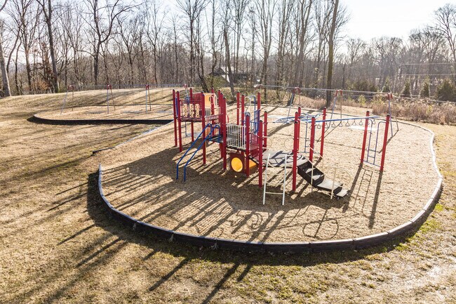 Watauga Elementary School has a large playground.