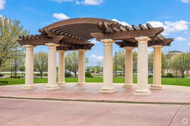 Centennial residents enjoy beautiful architecture in downtown Orland Park.